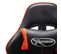 Fauteuil Gamer Noir Et Orange Cuir Artificiel