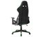 Fauteuil Gamer Avec Repose-pied Noir Et Vert Cuir Artificiel