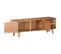 Meuble TV 115x30x39 Cm Bois D'acacia Massif