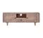 Meuble TV 118x30x40 Cm Bois D'acacia Massif