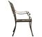 Chaises De Jardin 2 PCs Aluminium Coulé Bronze