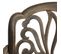 Chaises De Jardin 2 PCs Aluminium Coulé Bronze