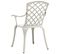 Chaises De Jardin 4 PCs Aluminium Coulé Blanc