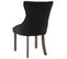 Chaises De Salle À Manger 4 PCs Noir Tissu