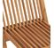 Chaises De Jardin Pliables 2 PCs Bois De Teck Massif