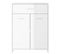 Armoire De Salle De Bain Blanc Brillant 60x33x80 Cm Aggloméré