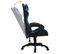 Fauteuil Gamer Avec LED Rvb Bleu Et Noir Similicuir