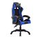 Fauteuil Gamer Avec LED Rvb Bleu Et Noir Similicuir