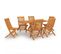 Salon De Jardin 7 PCs Bois De Teck Massif