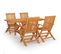 Salon De Jardin 5 PCs Bois De Teck Massif