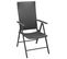 Ensemble table et chaises De Jardin 7 PCs Noir