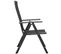 Ensemble table et chaises De Jardin 7 PCs Noir