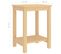 Table de chevet Bois clair 35x30x47 cm Bois de pin massif