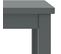 Table De Chevet Gris Foncé 35x30x47 Cm Bois De Pin Massif