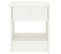 Tables De Chevet 2 PCs Blanc 35x30x40 Cm Bois De Pin Massif