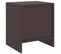 Tables De Chevet 2 PCs Marron Foncé 35x30x40 Cm Bois De Pin