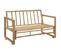 Banc De Jardin Avec Coussins 115 Cm Bambou