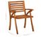 Chaises À Dîner De Jardin Avec Coussins 3 PCs Acacia Massif