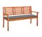 Banc De Jardin 3 Places Avec Coussin 150 Cm Bois D'eucalyptus