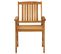 Chaises De Jardin Avec Coussins 2 PCs Bois D'acacia Massif