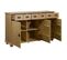 Buffet 134x39x79,5 Cm Bois De Pin Massif