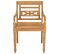 Chaises Batavia 2 PCs Avec Coussins Verts Bois De Teck Massif