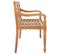 Banc Batavia Avec Coussin Vert 120 Cm Bois De Teck Massif