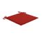 Chaises De Jardin 2 PCs Avec Coussins Rouge Bois De Teck Massif