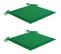 Chaises De Jardin Avec Coussins Vert 2 PCs Bois De Teck Massif