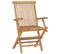 Chaises De Jardin Avec Coussins Taupe 2 PCs Bois De Teck Massif