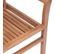 Chaises À Dîner 4pcs Avec Coussins Bordeaux Bois De Teck Massif