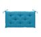 Banc De Jardin Avec Coussin Bleu Clair 112 Cm Bois De Teck