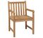 Chaises De Jardin 2 PCs Avec Coussins Noir Bois De Teck Massif