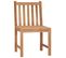 Chaises De Jardin 2 PCs Avec Coussins Bois De Teck Massif