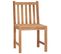 Chaises De Jardin 2 PCs Avec Coussins Bois De Teck Massif