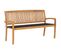 Banc De Jardin Empilable Et Coussin 159 Cm Bois De Teck Massif