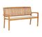 Banc De Jardin Empilable Et Coussin 159 Cm Bois De Teck Massif