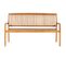 Banc De Jardin Empilable Et Coussin 159 Cm Bois De Teck Massif