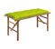 Banc De Jardin Pliable Avec Coussin 118 Cm Bambou