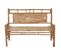 Banc De Jardin Avec Coussin 120 Cm Bambou