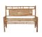 Banc De Jardin Avec Coussin 120 Cm Bambou