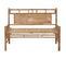 Banc De Jardin Avec Coussin 120 Cm Bambou