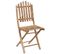 Chaises Pliables De Jardin 2 PCs Avec Coussins Bambou