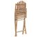 Chaises Pliables De Jardin 2 PCs Avec Coussins Bambou