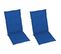 Chaises Inclinables De Jardin 2 PCs Avec Coussins Bois D'acacia