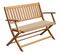 Banc De Jardin Avec Coussin 120 Cm Bois D'acacia Massif