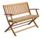 Banc De Jardin Avec Coussin 120 Cm Bois D'acacia Massif