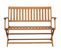 Banc De Jardin Avec Coussin 120 Cm Bois D'acacia Massif