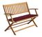 Banc De Jardin Avec Coussin 120 Cm Bois D'acacia Massif