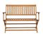 Banc De Jardin Avec Coussin 120 Cm Bois D'acacia Massif